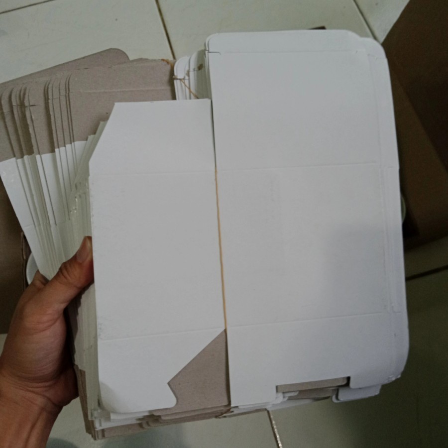 DUS MUG PUTIH 50 PCS/ BOX MUG / PACKING DUS MUG POLOS