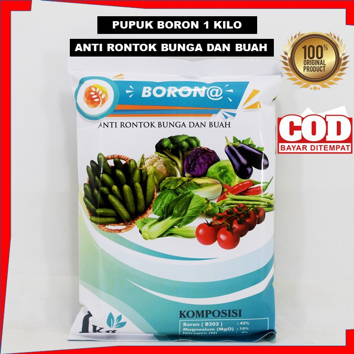 Pupuk Boron Untuk Tanaman Anti Rontok Bunga Dan Buah 01 Shopee Indonesia