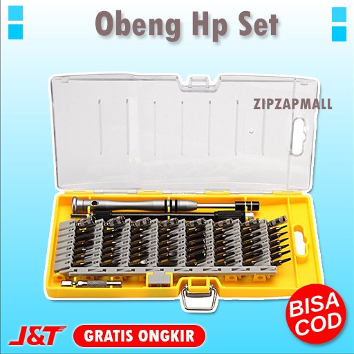 Obeng Hp Set Obeng Laptop 60 in 1 Serbaguna  Peralatan Reparasi Smartphone Murah Original