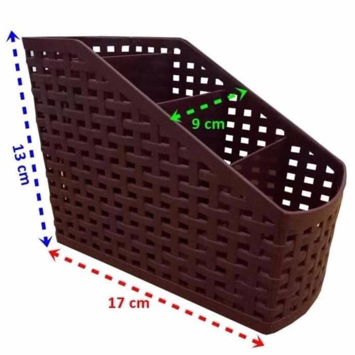 

Premium Alfa Organizer Rak Mini 4 Sekat Tempat Alat Tulis Kantor Meja Belajar