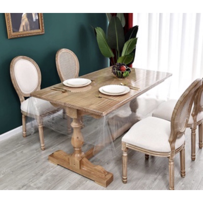 Taplak Meja Makan Plastik Ukuran 150 x 137Taplak Meja Plastik/Plastik Taplak Meja TEBAL+