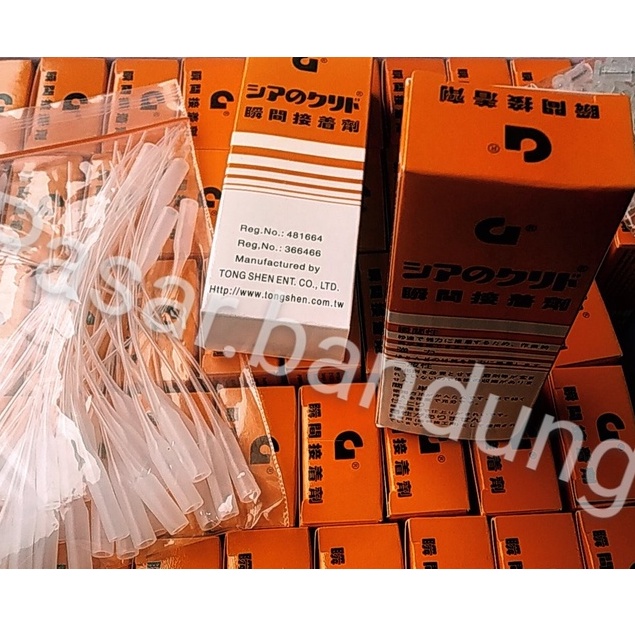 

satu box lem g G 1 Box isi 50 Pcs(harga grosir 1 box)