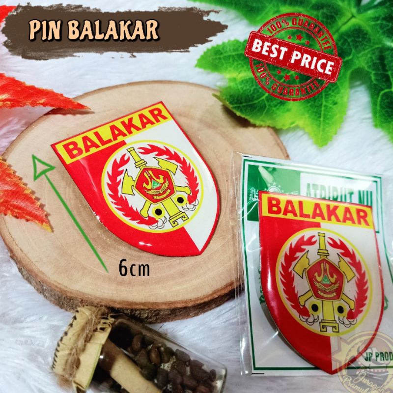 PIN BALAKAR BANSER 6 CM ( NU )