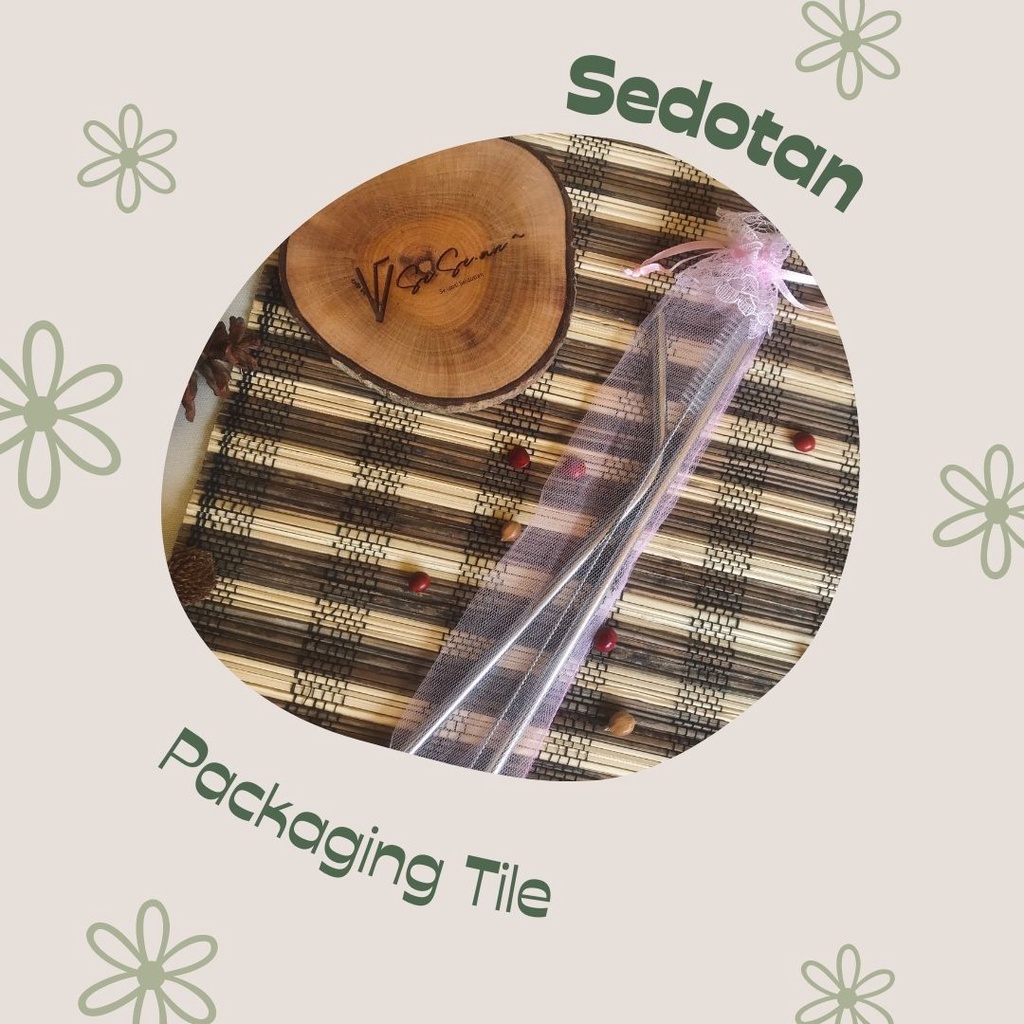 SOUVENIR SEDOTAN STAINLESS, BAMBU - Packaging Tile
