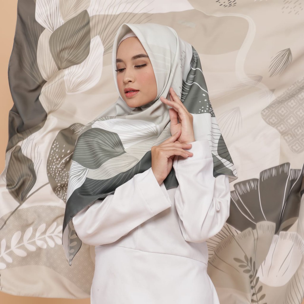 KERUDUNG SEGI EMPAT PRINTING MOTIF JILBAB SEGIEMPAT HIJAB SEGIEMPAT SCARF EKHSA