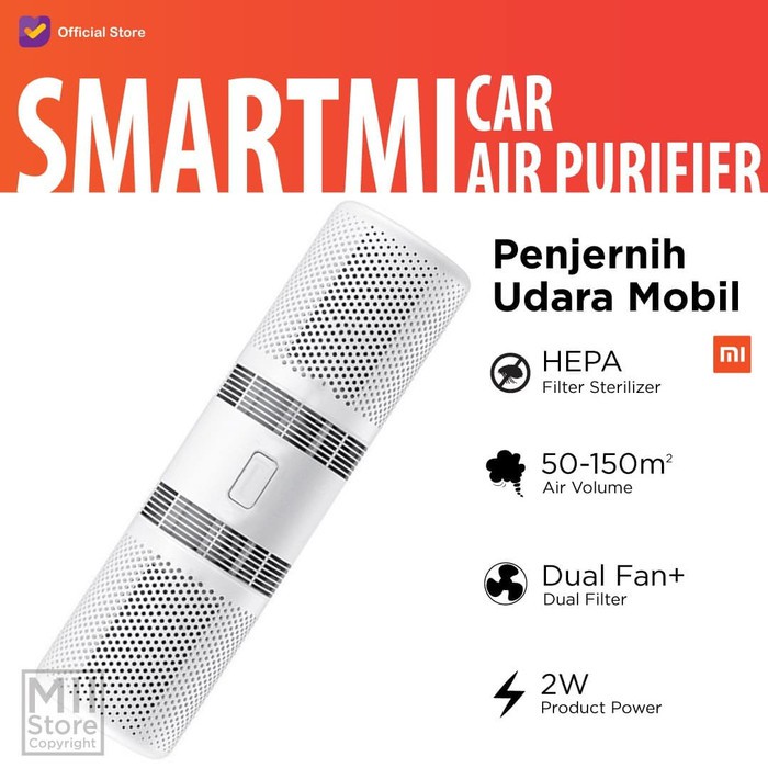 Smartmi Car Air Purifier With HEPA Filter