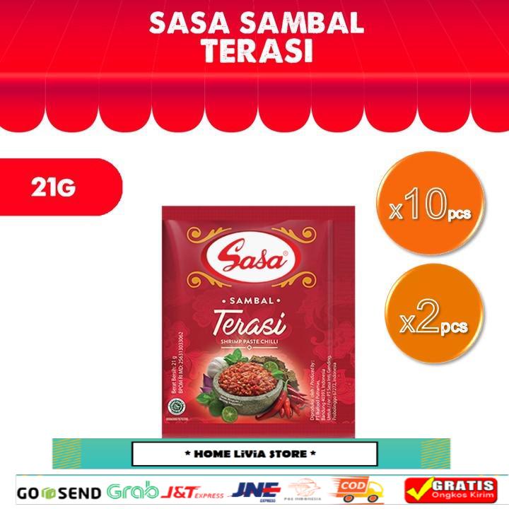 

Sasa Sambal Terasi 12 x 21 gr