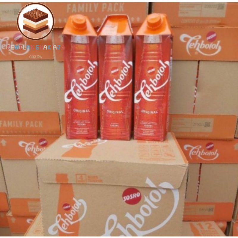 

TEH BOTOL SOSRO 1 LITER PERKARTON ISI 12 MURAH