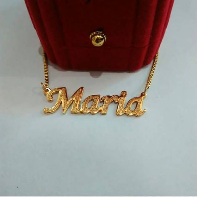 KALUNG UKIR NAMA LAPIS EMAS /KALUNG NAMA/KALUNG NAMA SIMPLE