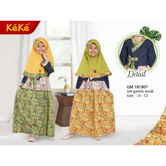 Gamis Anak Keke ~ GM 181907 ~