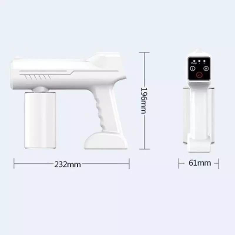 Disinfektan Spray Gun Sterilizer Disinfectant Atomizer UV Light Spray Gun Portable Wireless