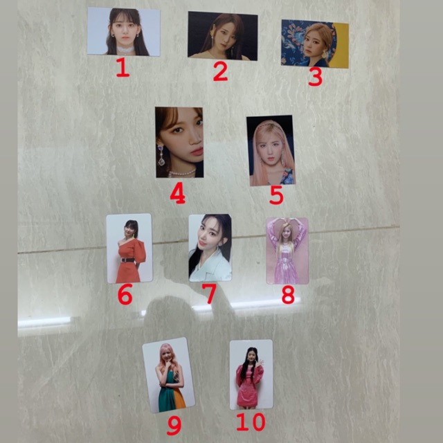 IZ*ONE (IZONE) BLOOM*IZ (mini card & AR CARD)