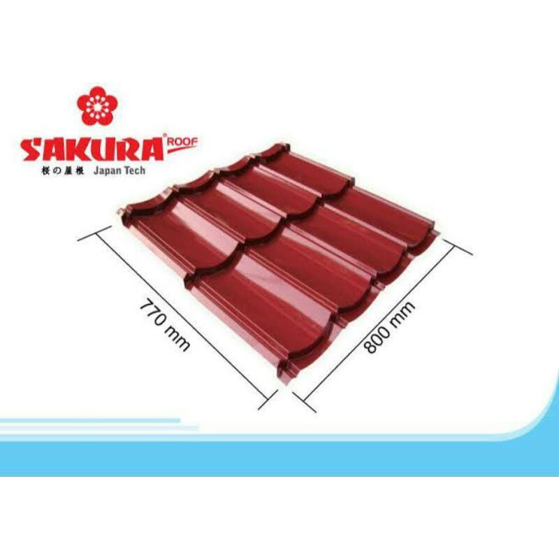 Genteng Metal Dan Genteng Pasir Merk Sakura Roof