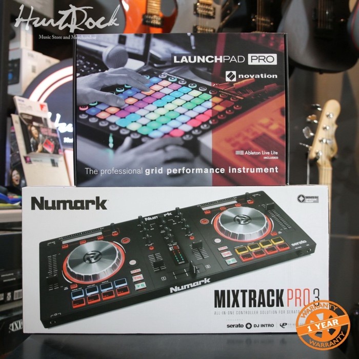 {suhadistore} Paket Live EDM Numark mixtrack pro 3  Novation launchpad pro Diskon