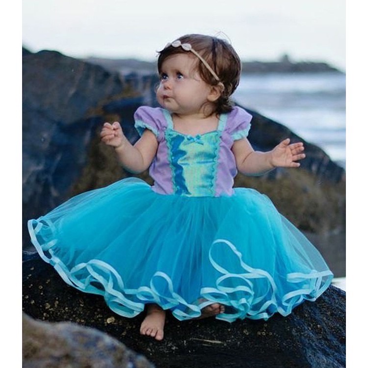 Kostum cosplay dress ariel anak gaun ariel anak ariel dress ariel