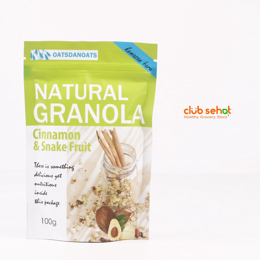 

OATSDANOATS - GRANOLA CINNAMON & SNAKE FRUIT 100GR