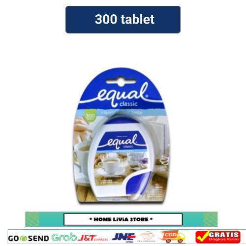 Equal Classic Sweetener - Pemanis Buatan 300 Tablets