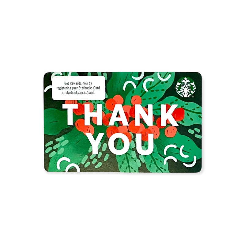 Thank You Starbucks Indonesia Card Kartu Paper 2022