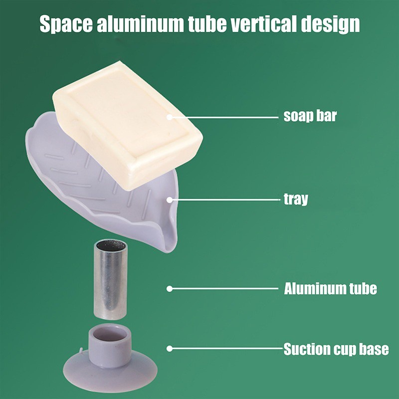 SEREIN Tempat Sabun Mandi Soap Tray Box Leaf Shape - 1042