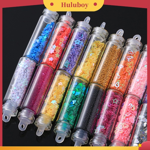 Huluboy Huluboy♡ 20pcs Botol Kaca Mini Untuk Dekorasi Manicure DIY