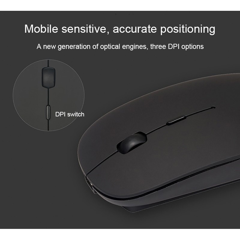 BUBM Wireless Optical Mouse 2.4G - WXSB (ORIGINAL) - Black