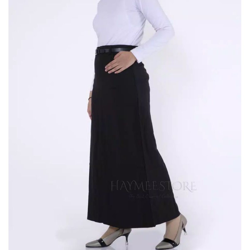 Rok A bahan gabardin