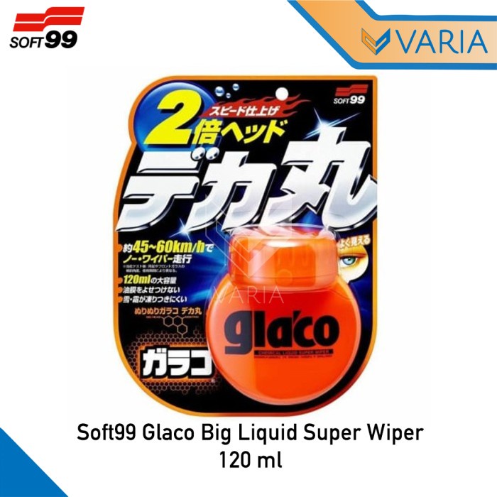 Soft99 Glaco Big Liquid Super Wiper 120 ml Coating Anti Air Kaca Mobil