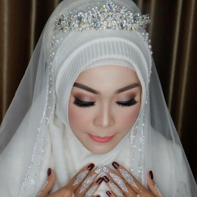 Pashmina Rajut Glitter PREMIUM By Adelus-Broken White