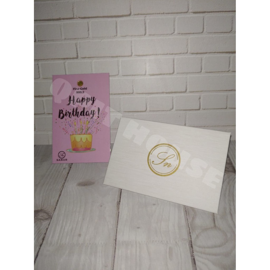 Fine Gold Nano Gold 0,025 Gram - Birthday Series (edisi lama)