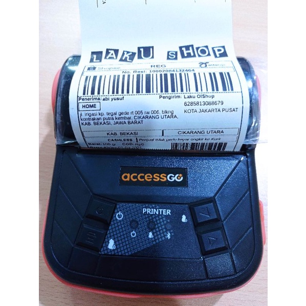 

Terlaris ✨ - Printer kasir POS Thermal Bluetooth label 80mm AccessGo PPS803.1.23