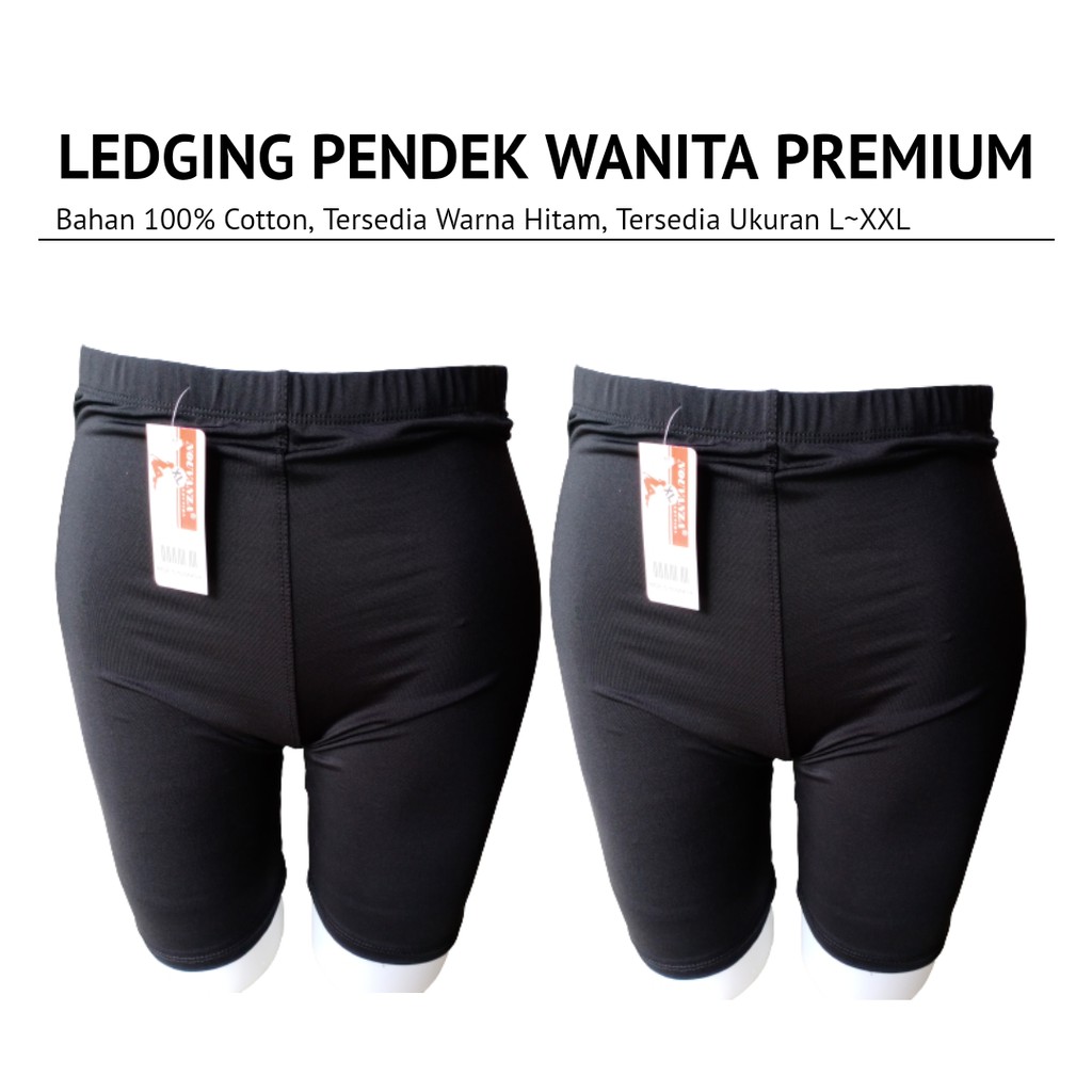 Short Pants legging Celana Ketat Wanita Premium For Daily Or Workout Size L~XXXL