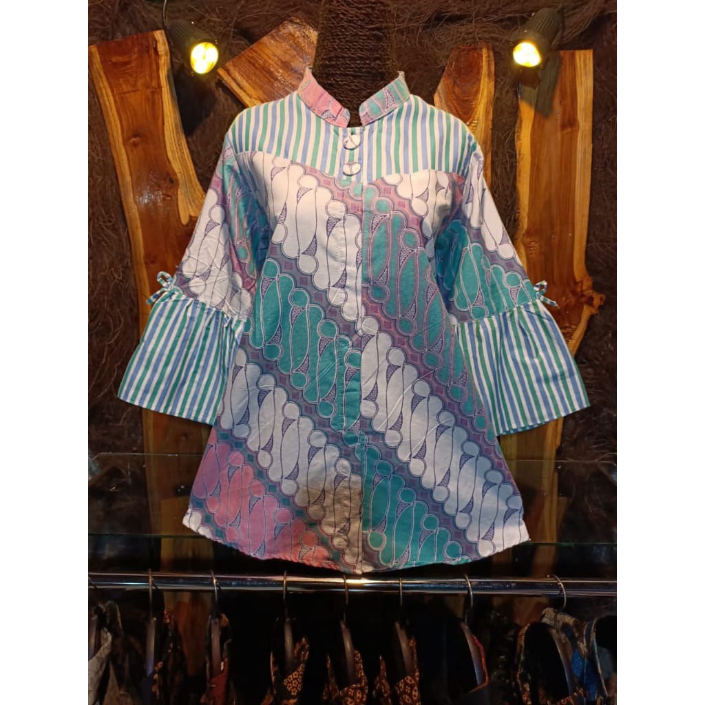 Blouse batik wanita blus baju atasan batk halus pekalongan