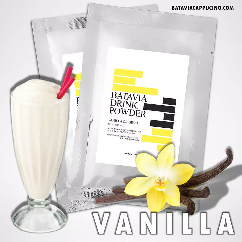 

Bubuk Minuman Premix Batavia Rasa Vanilla 500Gram