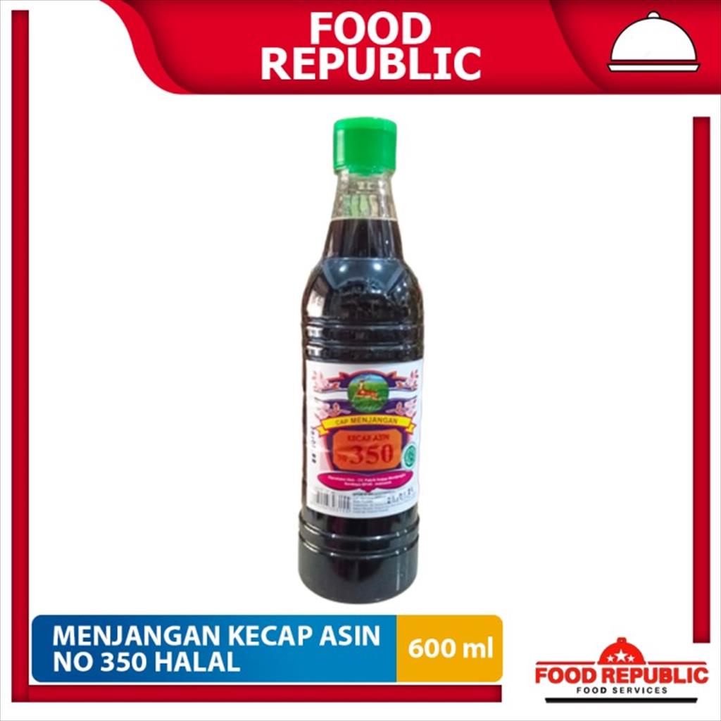 Menjangan Kecap Asin No 350 600 ml Soy Sauce Legendaris Jawa Timur