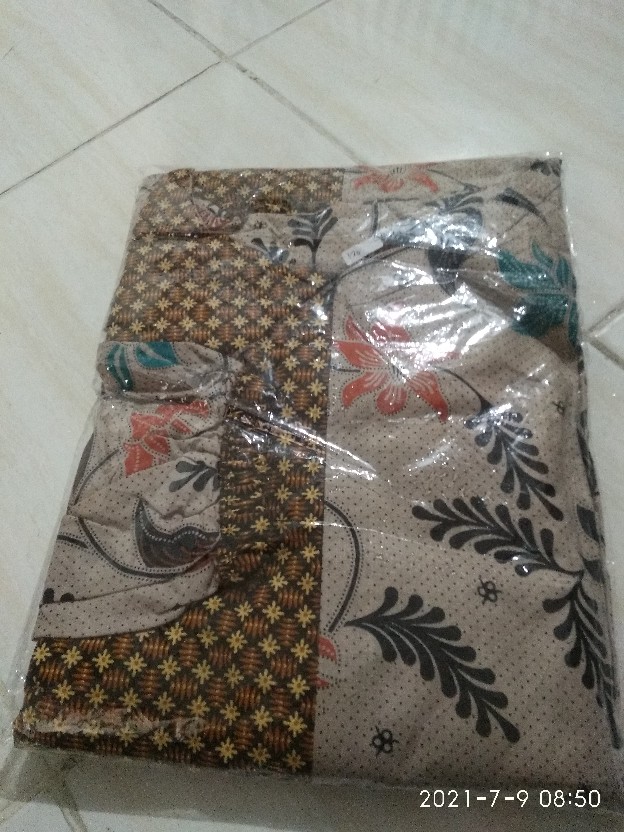 Gamis Batik Kombinasi Wanita Terbaru, Bermacam Warna Corak, All Size Dan Jumbo, Putra Mm