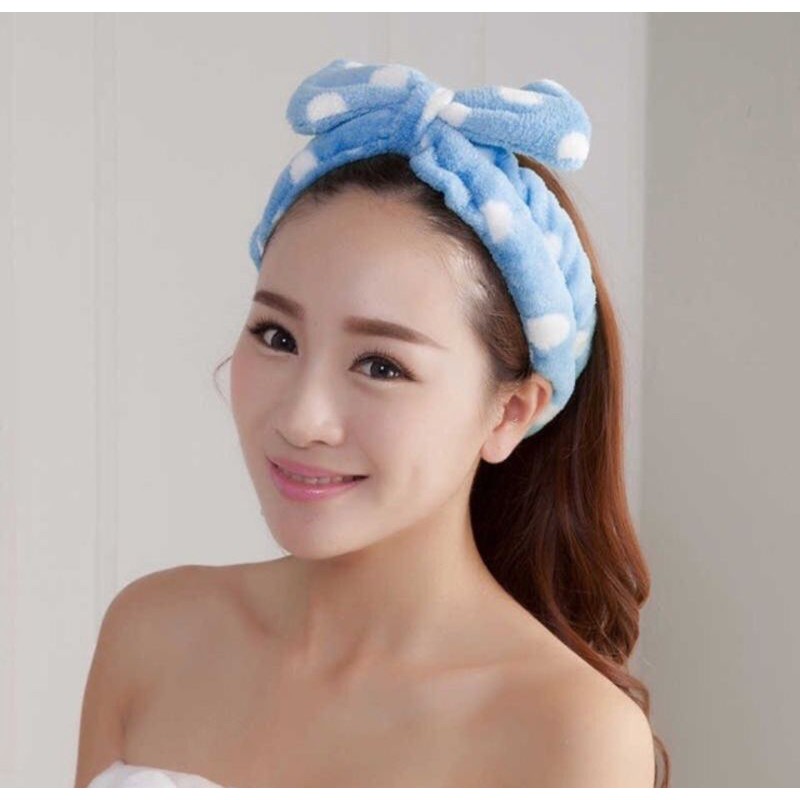 Vinztstore - Bandana Korea Bandana Bludru Bandana Masker Headband Bludru Pita Bando Fashion Murah