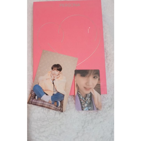 SALE  Album Bts Persona official ver 1 + ver 2 (pc jimin + post card Jin)  Ver.3 (pc suga + postcard