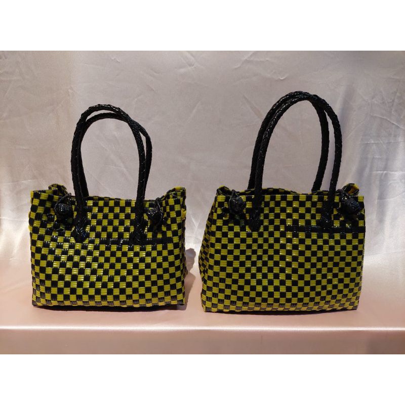 TAS ANYAM PREMIUM PETTY YELLOW / HAMPERS PREMIUM / TAS ANYAM PREMIUM MURAH