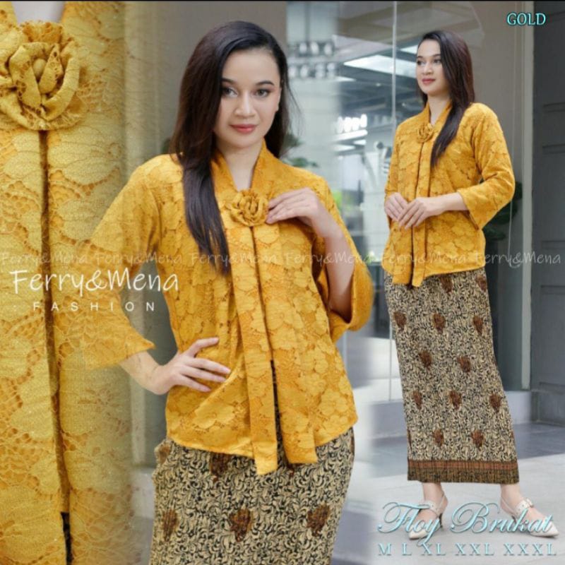 Setelan kebaya brukat floy terbaru kebaya floy kebaya floy modern lengan panjang setelan kebaya brukat jumbo modern kebaya modern wanita 2022 kebaya brukat modern kondangan mewah baju kebaya brokat modern pesta 2022