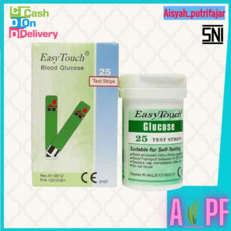 Strip Easy Touch Gula Darah / Glucose / Easy Touch Gula Darah