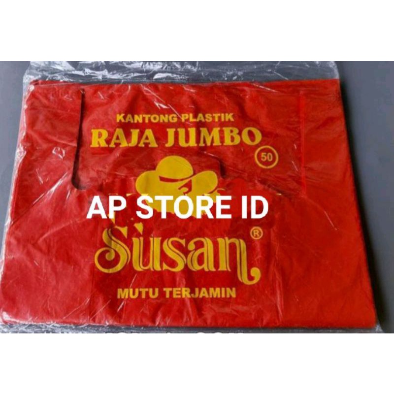 Hd Kantong Plastik Jumbo 50Merah