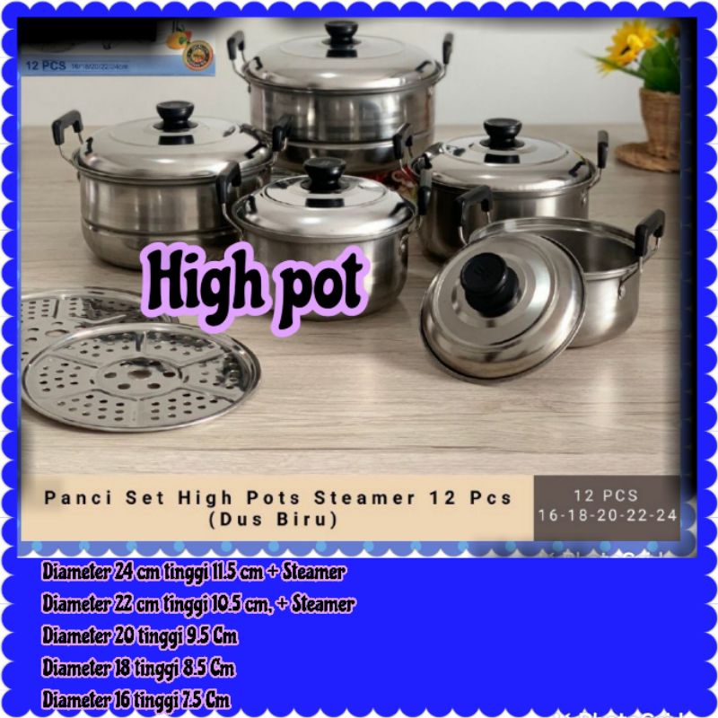 PANCI SET HIGH POT PANCI BERANAK