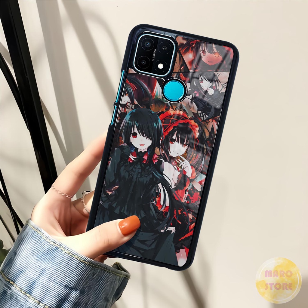 [OPO02] Case Glossy Oppo |  A15 A15S | Casing Kilau Hp Motif Anime Girl Tokisaki Kurumi