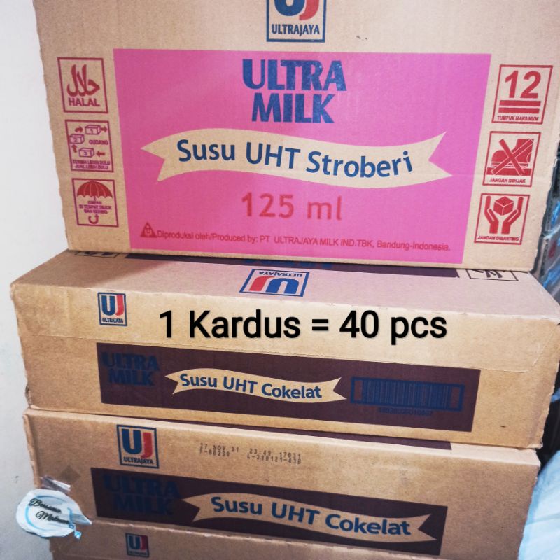 

ULTRA MILK 125ml @ 1 kardus (40pcs)