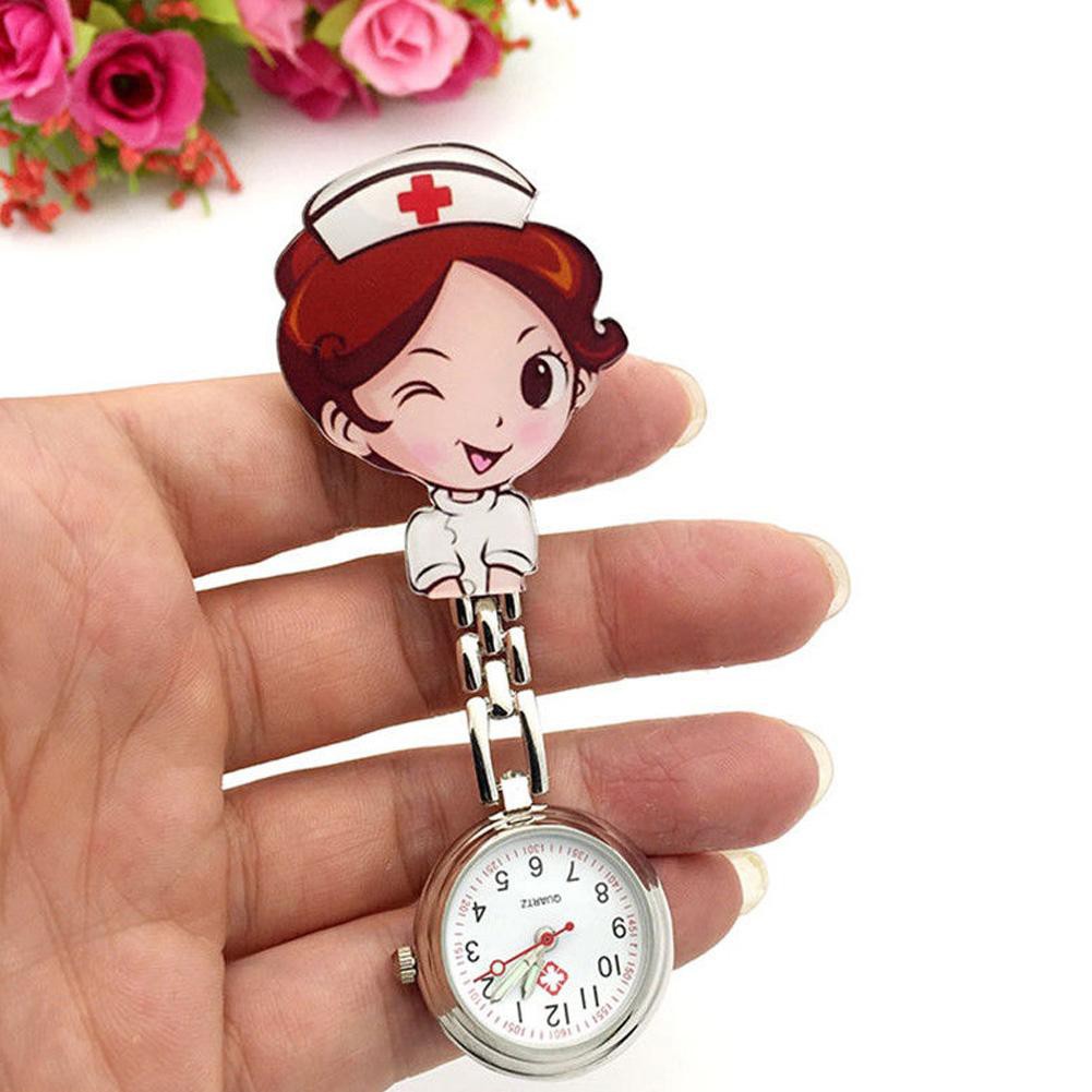 Jam Tangan Quartz Analog Dial Bulat Gambar Kartun Anak Perempuan Lucu Luminous Untuk Wanita