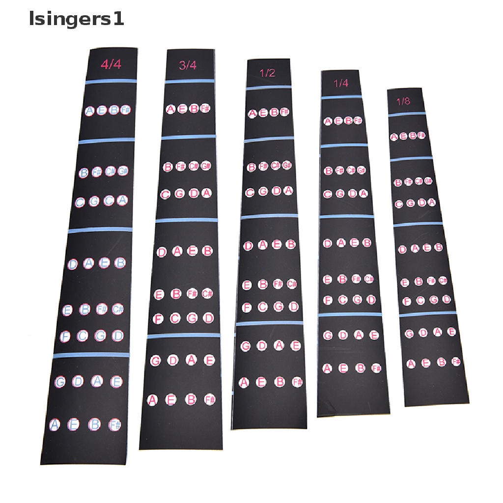 (lsingers1) Stiker Penanda Fretboard Biola 1 / 8-4 / 4 Untuk Pemula