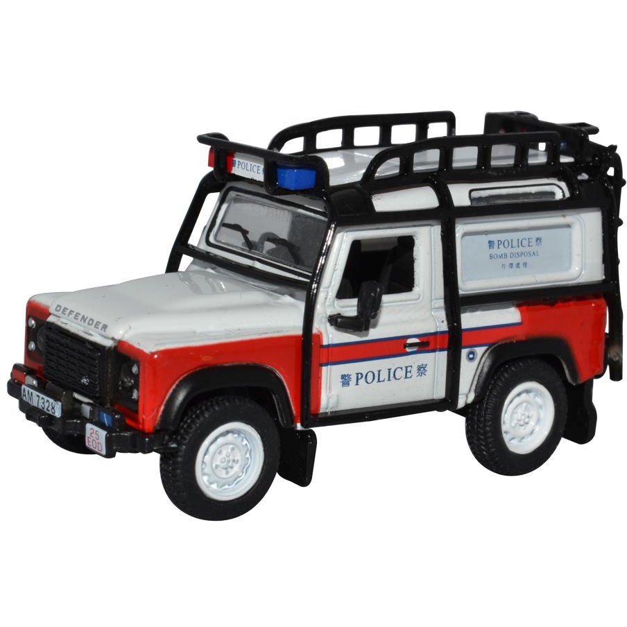 Oxford 1/76 Land Rover Defender 90 Station Wagon Hongkong