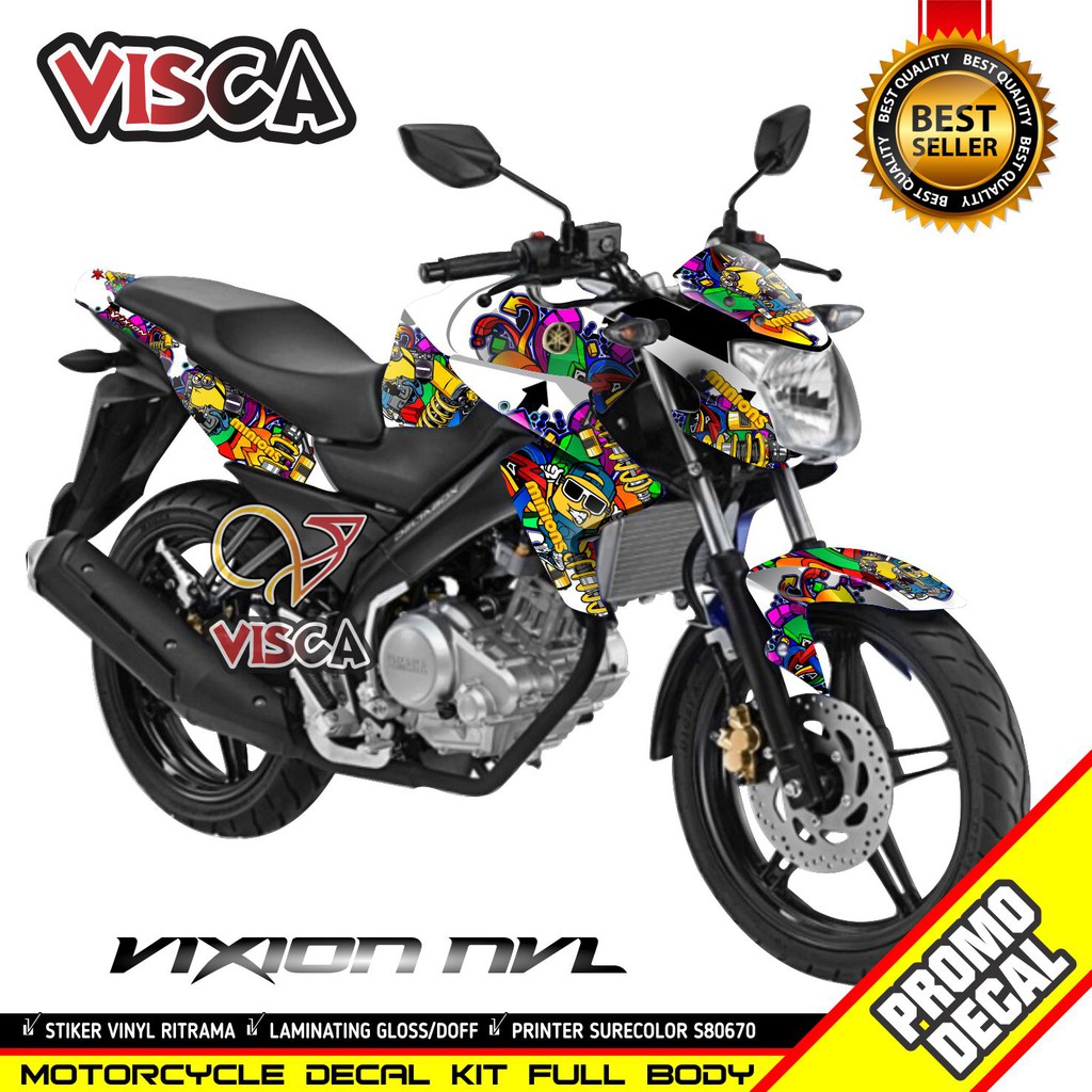 Decal Vixion New Full Body Decal Vixion NVL Full Body Stiker Vixion NVL Full Body Stiker Vixion New 