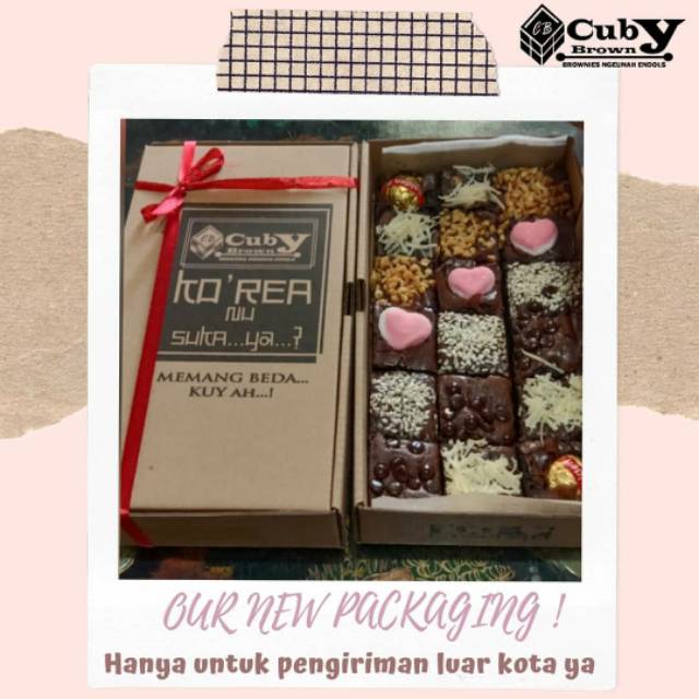 CUBY BROWN // Brownies Bandung // Brownies Panggang // Brownies Skat