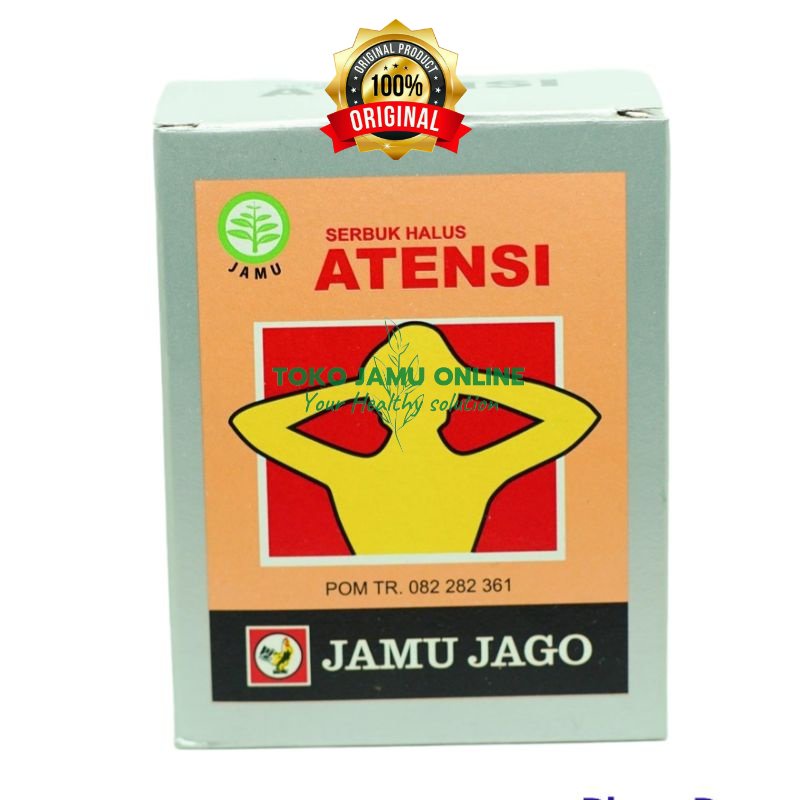 

Jamu Atensi Jamu Jago - Meringankan Gejala Darah Tinggi (Isi 10 Sachet)